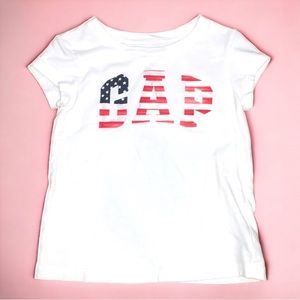 GAP USA 4th of July tee girls size 4-5